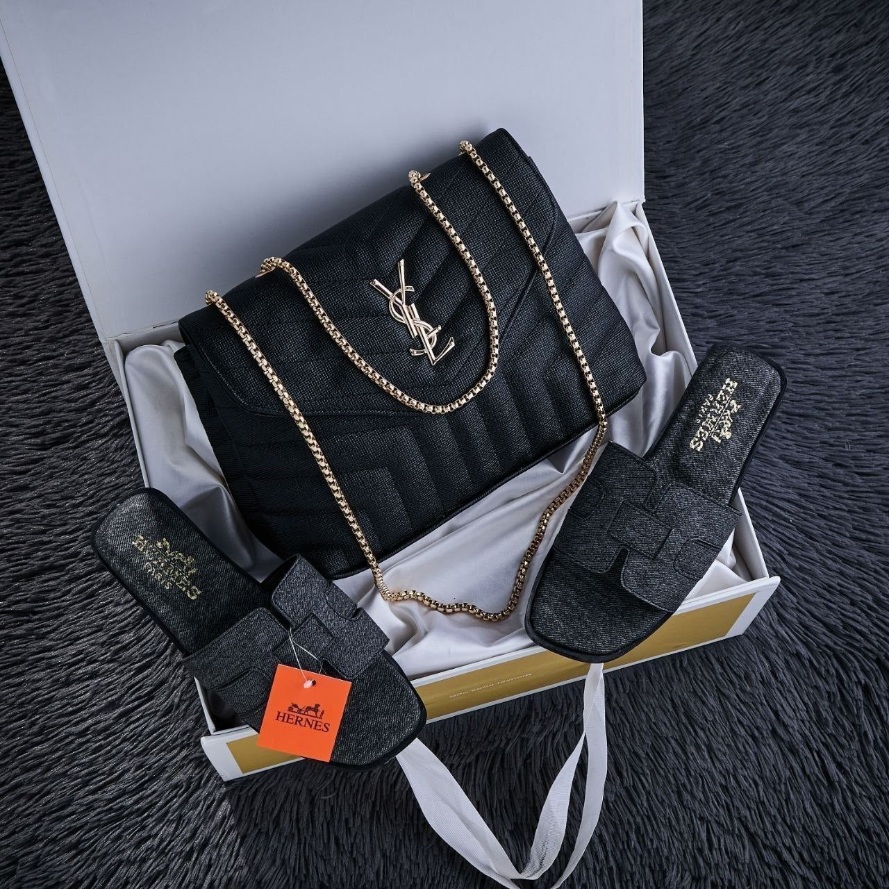 Sac YSL Sandale HRMS Banda Elegante Chic Confortable