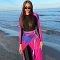 Burkini 4 pièces élégant &amp; pratique pour vos moments à la plage