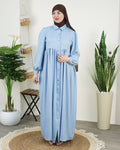 Robe Trés Chic Elegante Tissu Le Line